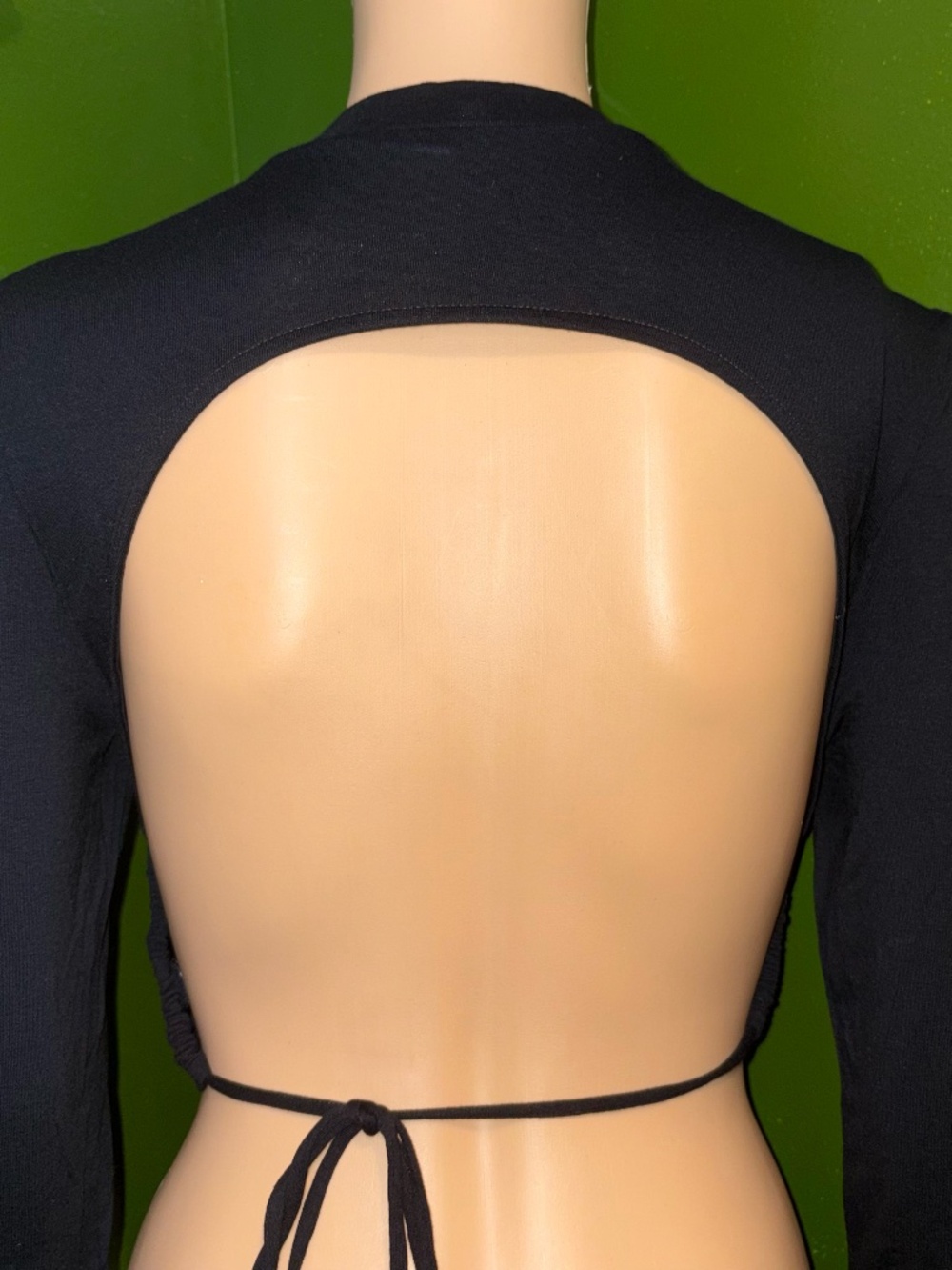 H&M Long Sleeved Backless Top